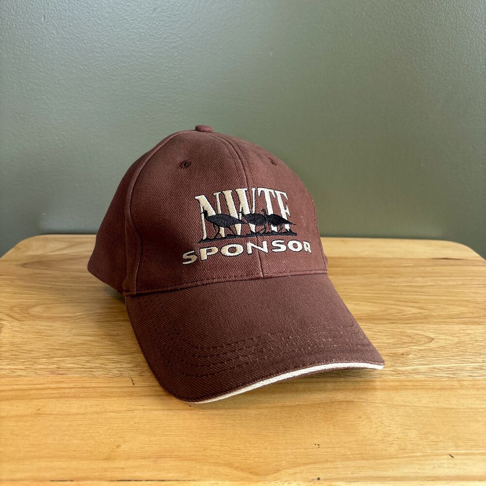 National Wild Turkey Federation NWTF Sponsor Brown Bird Hunting Strapback Hat